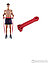 Набор эспандеров  (резиновых петель) 208 см Fitness sport  для фитнеса, йоги, пилатеса (4 шт с инструкцией), фото 2