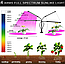 Светодиодная Фитолампа полного спектрадля растений и рассады 40Вт на прищепке (3 режима работы) / четырехлапая, фото 4