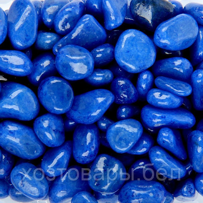 Грунт декоративный 350гр синий (фракция 5-10мм) - фото 1 - id-p205594594