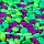 Грунт декоративный 800гр флуоресцентнная микс:лимонный, зеленый, пурпурный (фракция 8-12мм), фото 5