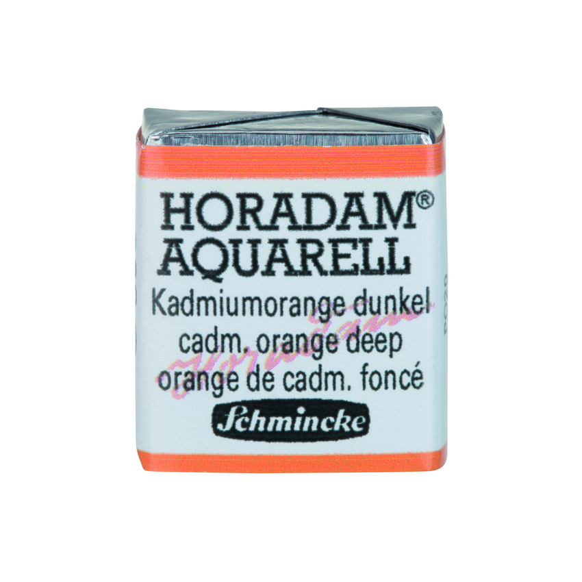 Акварель Schmincke Horadam, полукювета, cadmium orange deep, №228