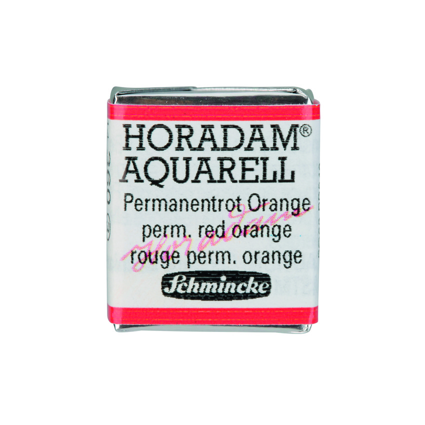 Акварель Schmincke Horadam, полукювета, permanent red orange, №360, фото 1