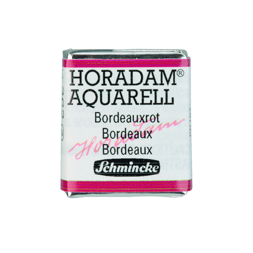 Акварель Schmincke Horadam, полукювета, Bordeaux, №362