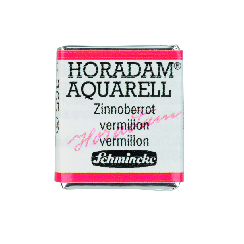 Акварель Schmincke Horadam, полукювета, vermilion, №365