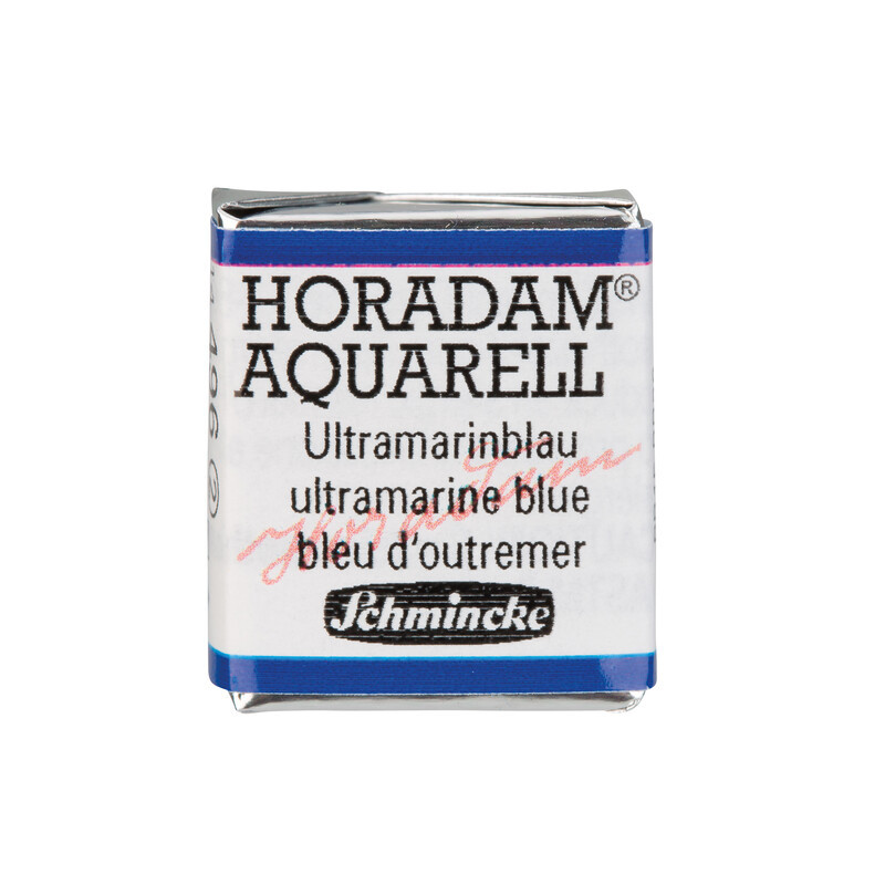 Акварель Schmincke Horadam, полукювета, ultramarine blue, №496