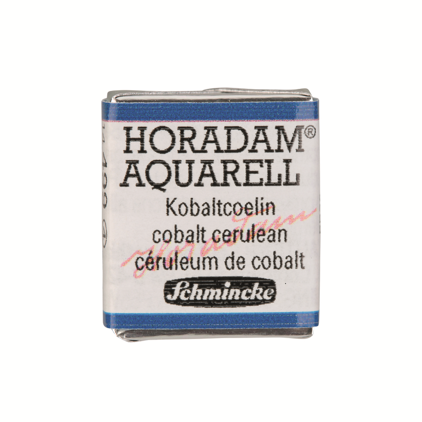 Акварель Schmincke Horadam, полукювета, cobalt cerulean, №499