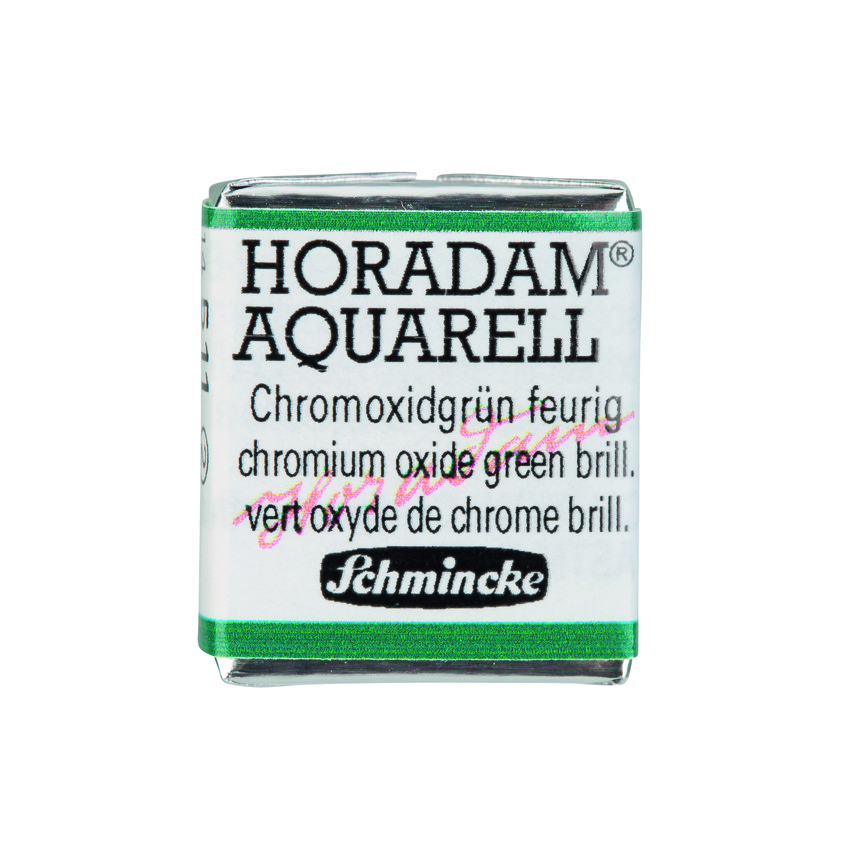 Акварель Schmincke Horadam, полукювета, chromium oxide green brilliant, №511, фото 1