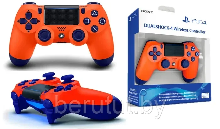 Геймпад - джойстик для PS4 беспроводной DualShock 4 Wireless Controller (Голубой) - фото 5 - id-p205599291