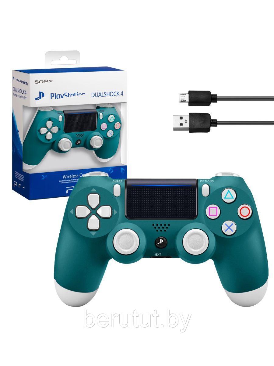 Геймпад - джойстик для PS4 беспроводной DualShock 4 Wireless Controller (Голубой) - фото 6 - id-p205599291