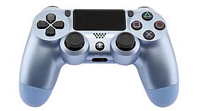 Геймпад - джойстик для PS4 беспроводной DualShock 4 голубой реплика
