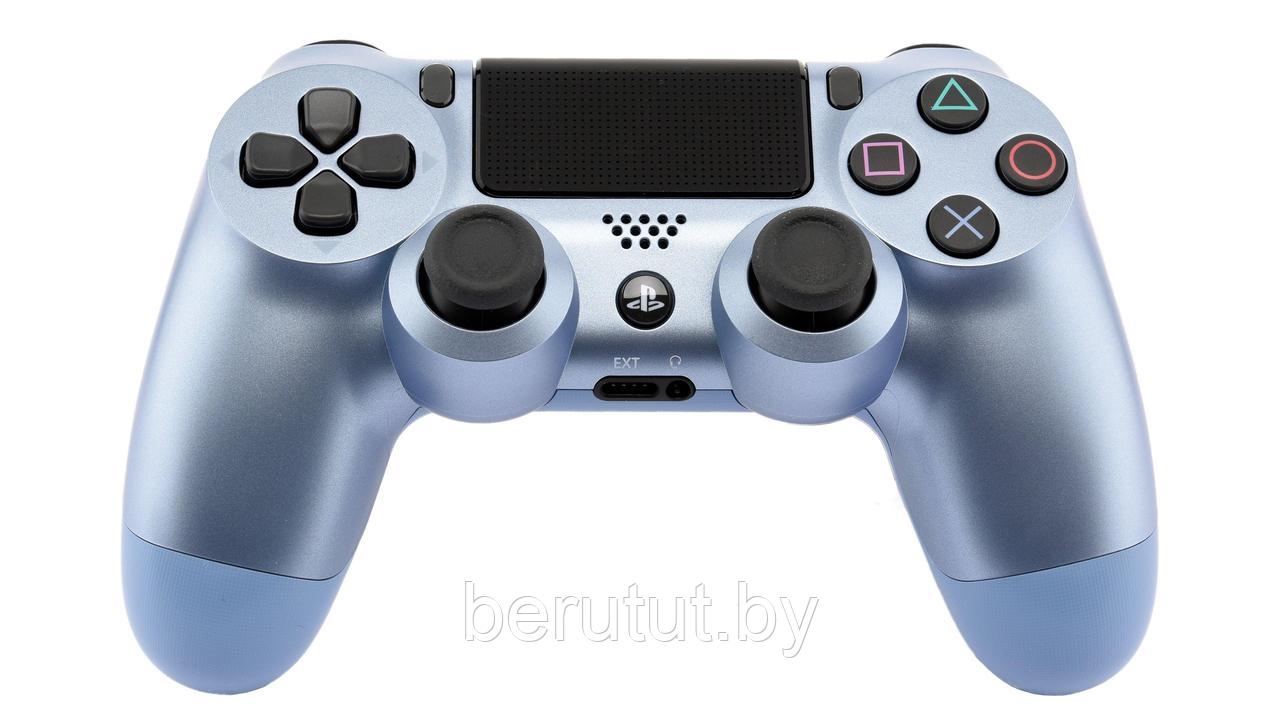 Геймпад - джойстик для PS4 беспроводной DualShock 4 Wireless Controller (Голубой) - фото 1 - id-p205599291
