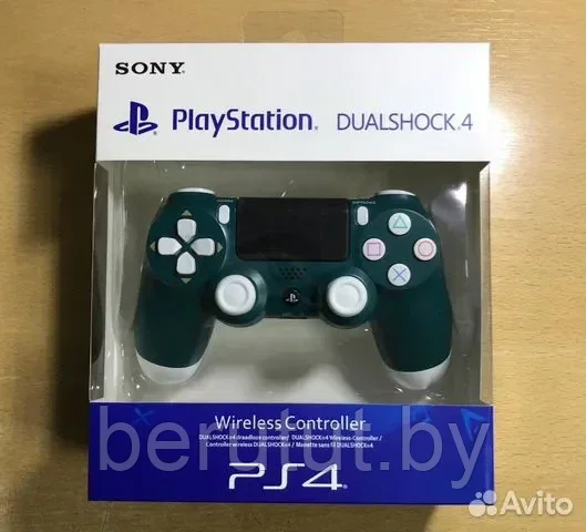 Геймпад - джойстик для PS4 беспроводной DualShock 4 Wireless Controller (Голубой) - фото 9 - id-p205599291
