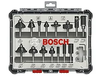 Набор фрез смешанный 6 мм (15шт) BOSCH