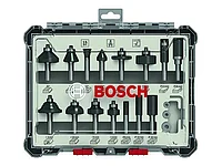 Набор фрез смешанный 8 мм (15шт) BOSCH