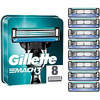 Gillette Mach 3 8 шт. Мужские сменные кассеты / лезвия для бритья