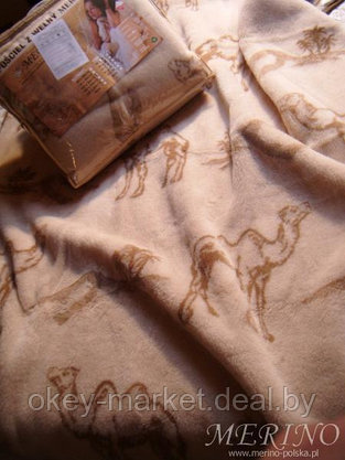 Плед из верблюжьей шерсти Camel . Размер 160х200, фото 3
