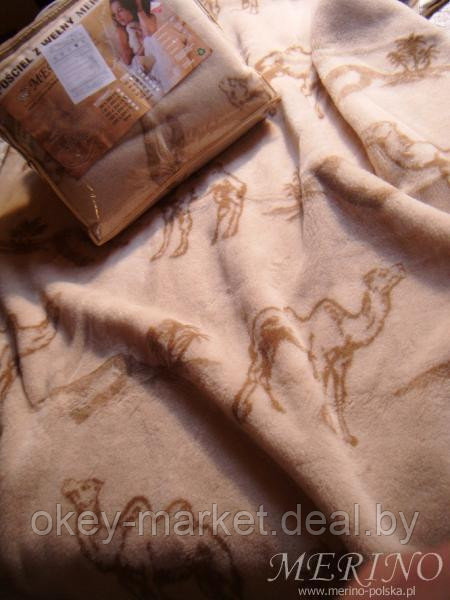 Плед из верблюжьей шерсти Camel . Размер 220х200 - фото 3 - id-p28617263