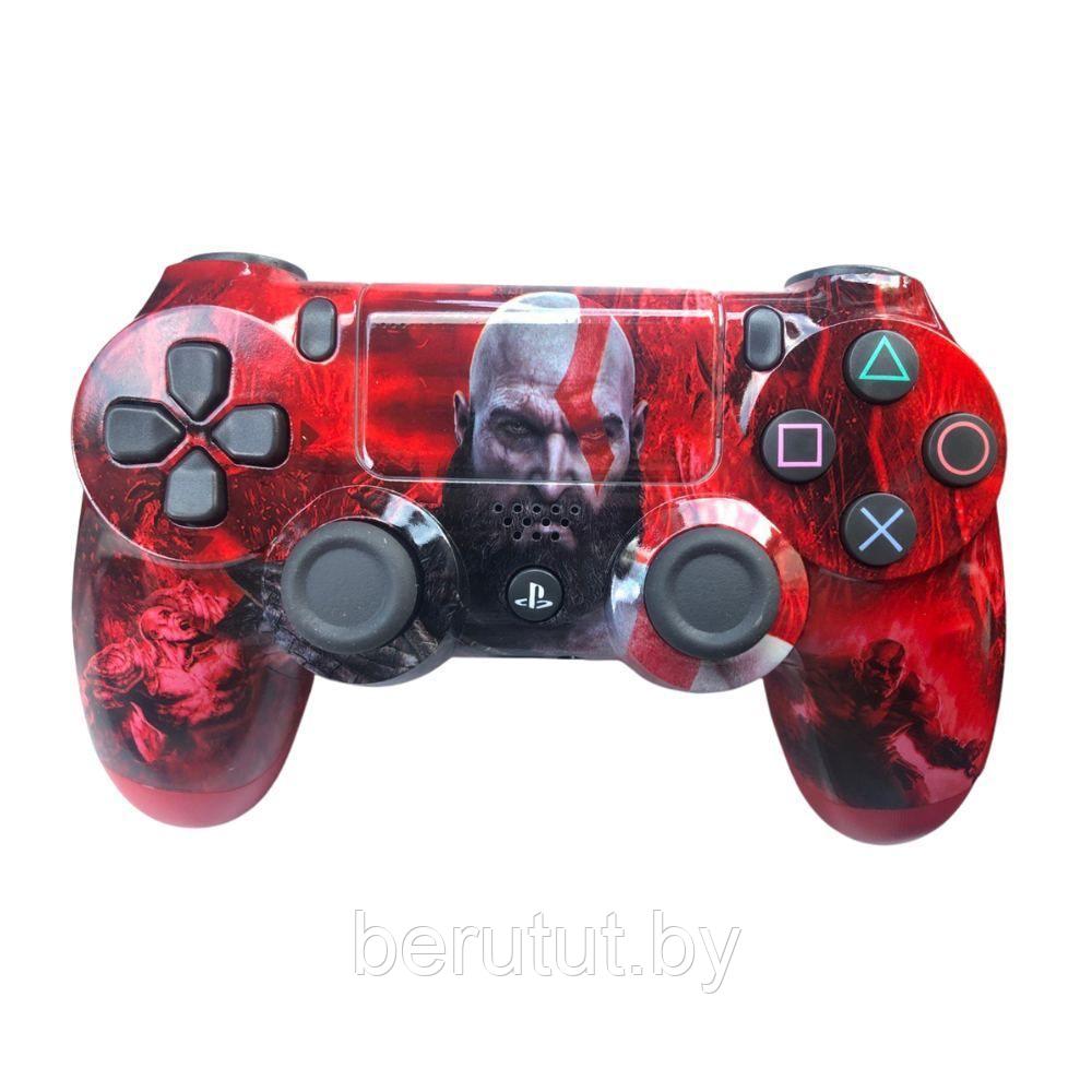 Геймпад - джойстик для PS4 беспроводной DualShock 4 Wireless Controller (GOD OF WAR) - фото 1 - id-p205617023