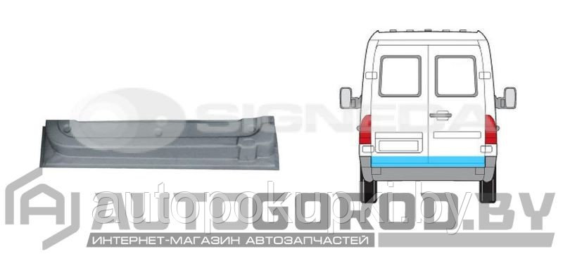 Железо двери MERCEDES SPRINTER 02.95-02.00, PBZ88025ER