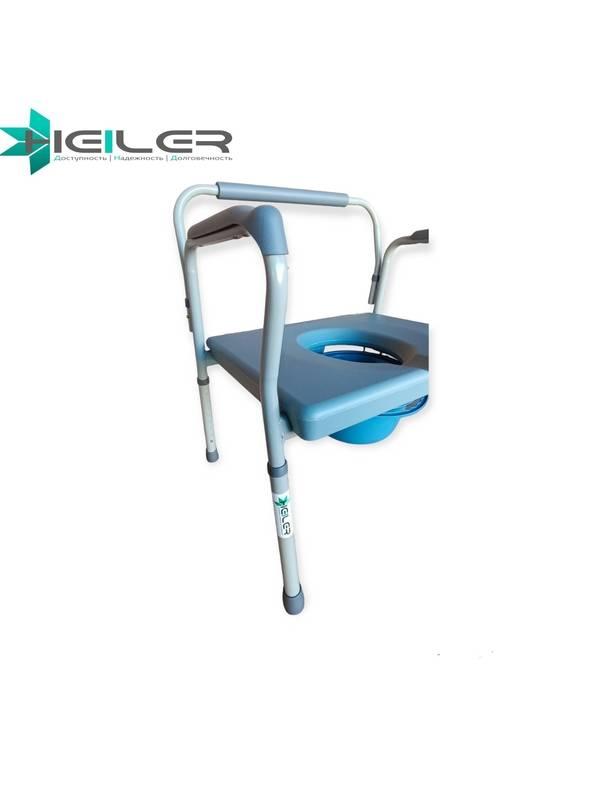 Кресло-туалет повышенной грузоподъемности Heiler BA389 - фото 2 - id-p205641359