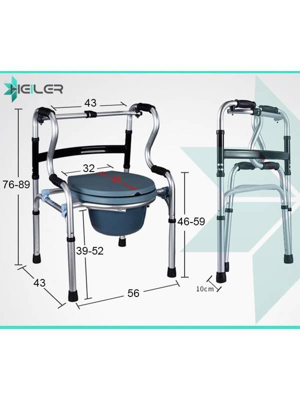 Кресло-туалет Heiler Transformer 2в1 ВА842 - фото 8 - id-p205643066