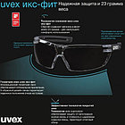 Очки защитные открытые UVEX Икс Фит 9199 280(серая линза), фото 5