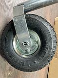Опорное колесо пневматическое Knott ТК48-260/85 для лодочного прицепа, фото 5