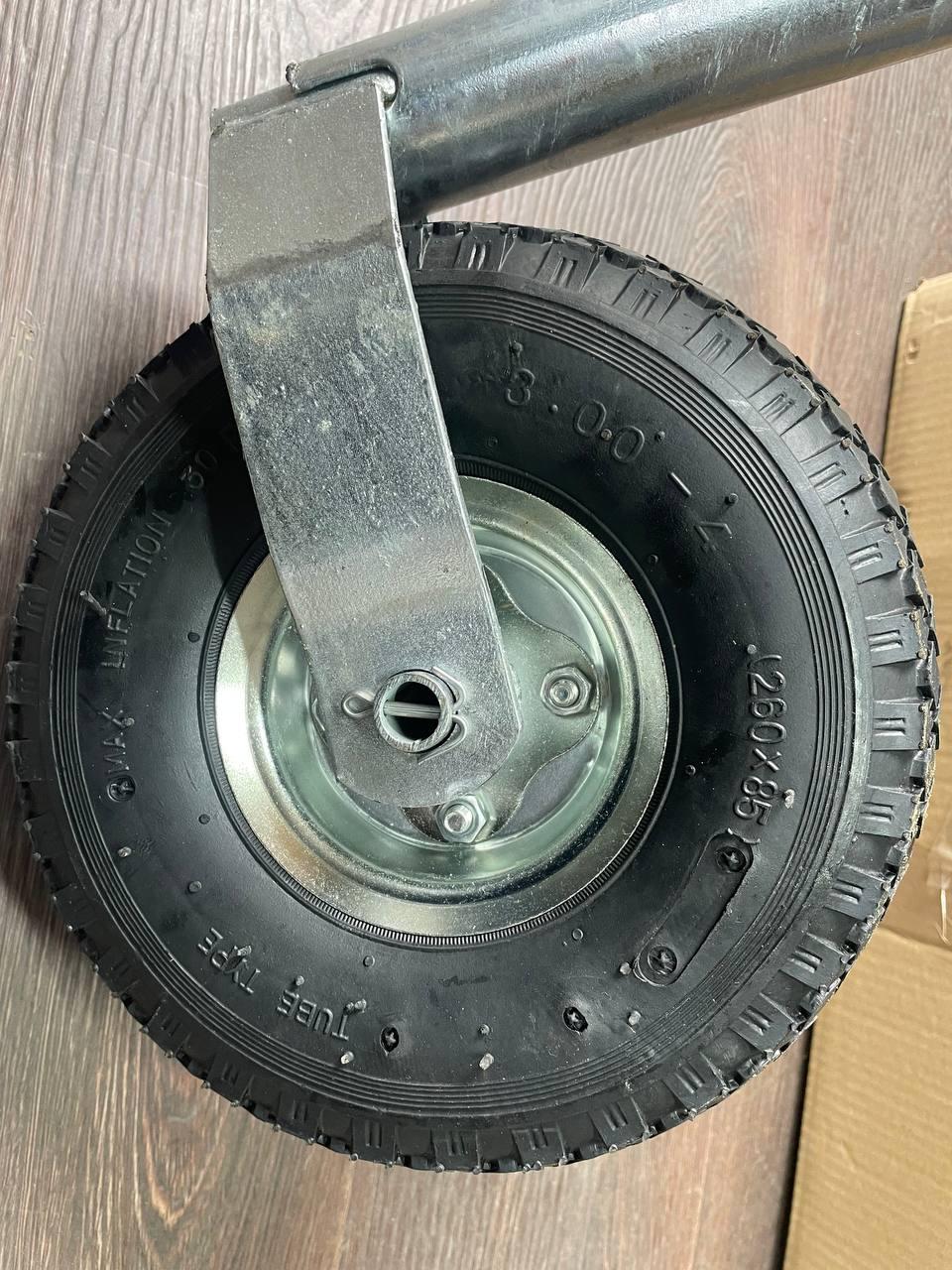 Опорное колесо пневматическое Knott ТК48-260/85 для лодочного прицепа - фото 5 - id-p205646247