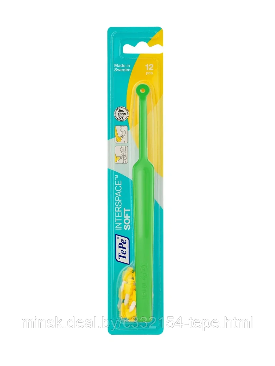 Зубная щетка ТеРе Interspace с мягким заостренным кончиком, 12 насадки с мягкой степенью жесткости. - фото 8 - id-p105457434