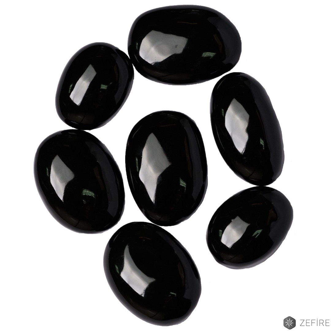 Декоративные керамические камни ZeFire черные - 7 шт - фото 1 - id-p205646301