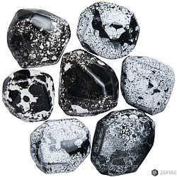 Камни кристалл ZeFire мрамор - 7 шт