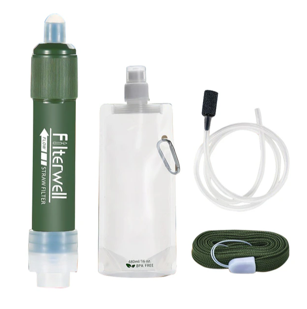 Походный фильтр для очистки воды Filter Straw / Портативный туристический фильтр - фото 4 - id-p205646590