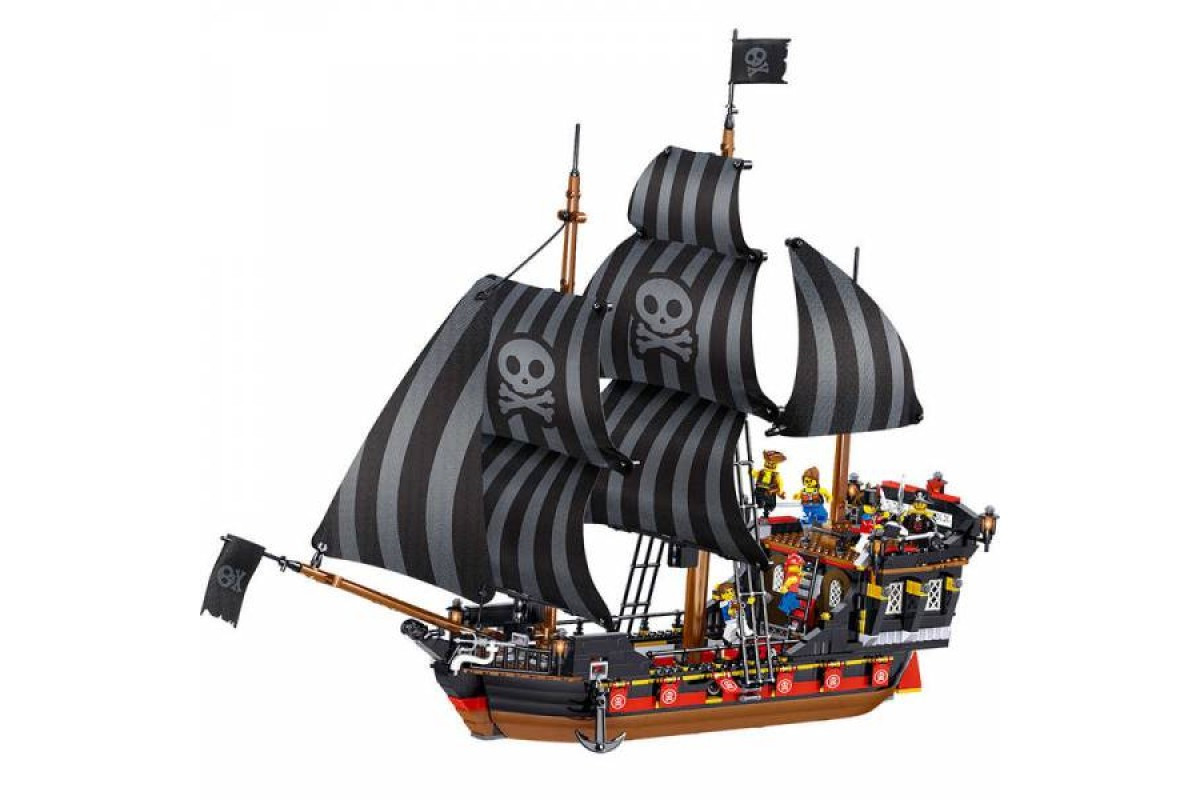 Конструктор Черная Жемчужина Пиратский корабль (аналог Lego Пираты) - фото 2 - id-p205646608
