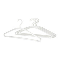 IKEA/ ТРУССЕ плечики, белый/серый 5шт: продажа, цена в Гродно. Плечики ...