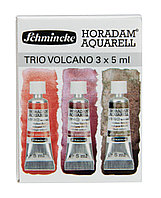 Набор акварельных красок HORADAM Supergranulation Trio Volcano, 3 цвета x 5 мл