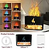 Аромадиффузор - ночник с эффектом камина Aroma Diffuser Touch Panel Version (4 вида подсветки, камни из гимала, фото 3