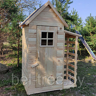 Туалет дачный деревянный "Сосед"