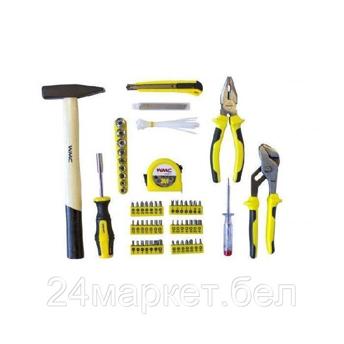 WMC TOOLS Набор инструментов 101пр.1/4"(6гр)(5-13мм,шарнирно-губцевый, биты,расходник), в блистере WMC TOOLS - фото 2 - id-p205647508