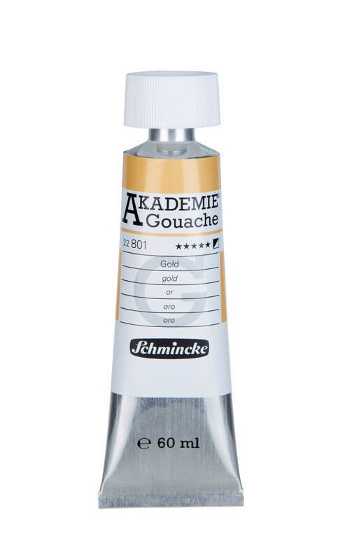 Гуашь AKADEMIE® Gouache gold 60 мл - фото 1 - id-p205650959