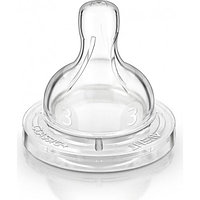 Соска Avent Classic+ силиконовая средний поток 3+мес (цена за штуку)