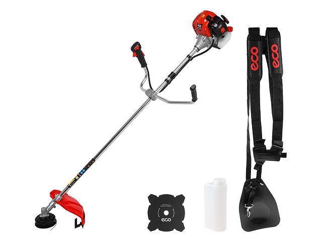 Мотокоса ECO GTP-255 Power Plus (2.5 кВт, 3.4 л.с., 52.0 см3, лёгкий запуск, нож 4Т,ремень двухлямочный, вес 8