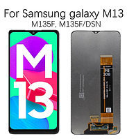 Дисплей (экран) для Samsung Galaxy M13 (M135) original с тачскрином, черный