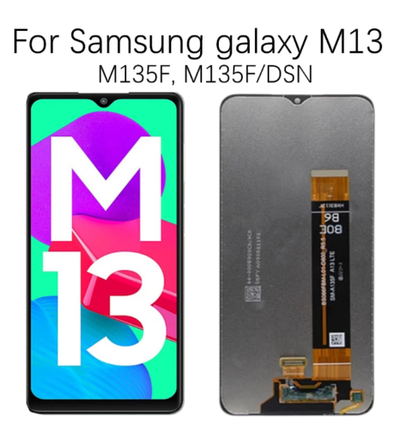 Дисплей (экран) для Samsung Galaxy M13 (M135) original с тачскрином, черный, фото 2