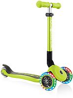 Самокат Globber Junior Foldable Lights | Lime Green 437-106