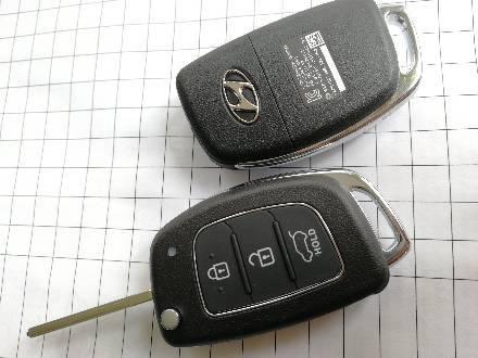 Ключ Hyundai Elantra 2011-2015, iX35 2013-2015 - фото 1 - id-p205688972