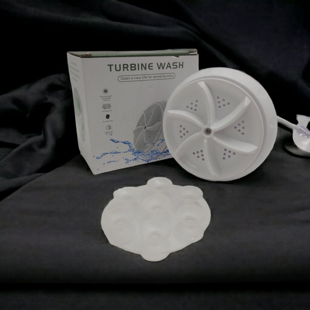 Ультразвуковая мини-стиральная машина USB Turbine Wash - фото 7 - id-p205690685