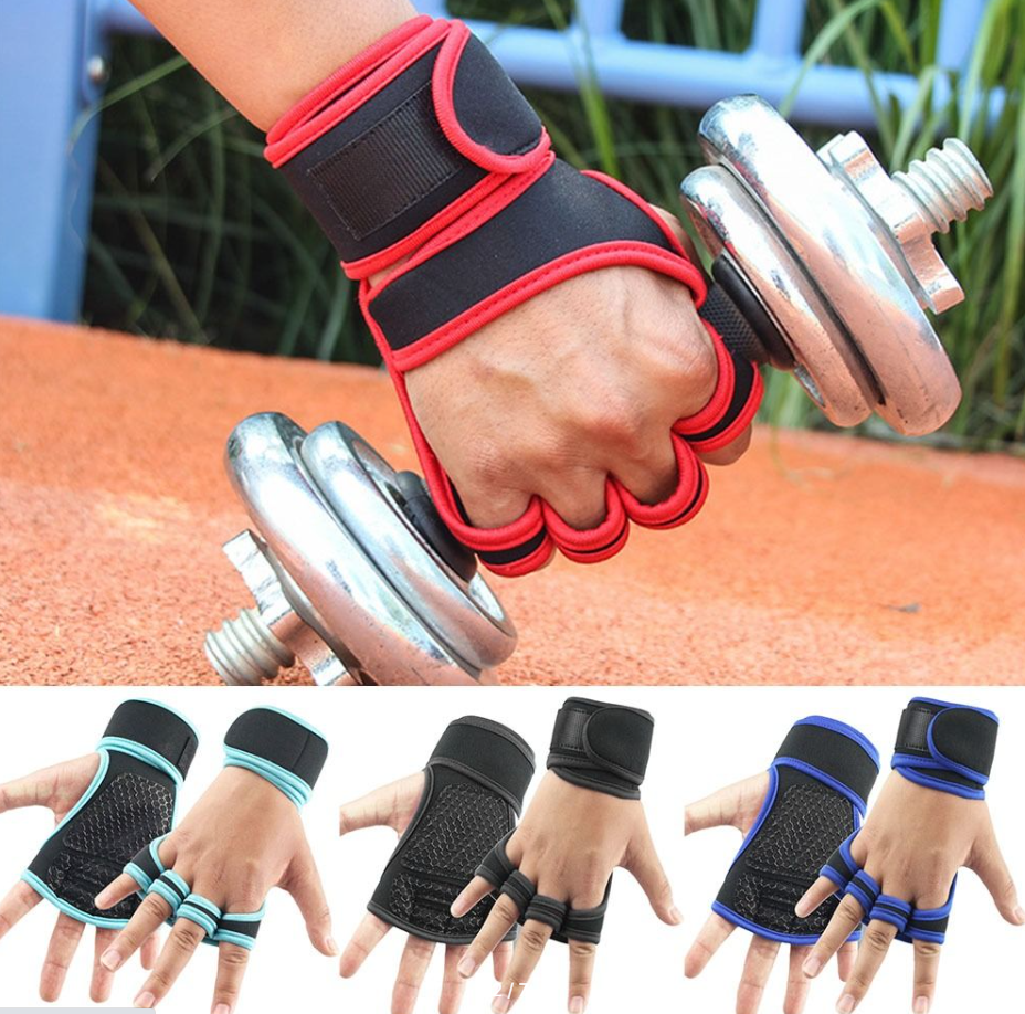 Перчатки для фитнеса Training gloves 1 пара / Профессиональные тренировочные перчатки для тяжелой атлетики с - фото 7 - id-p205690700