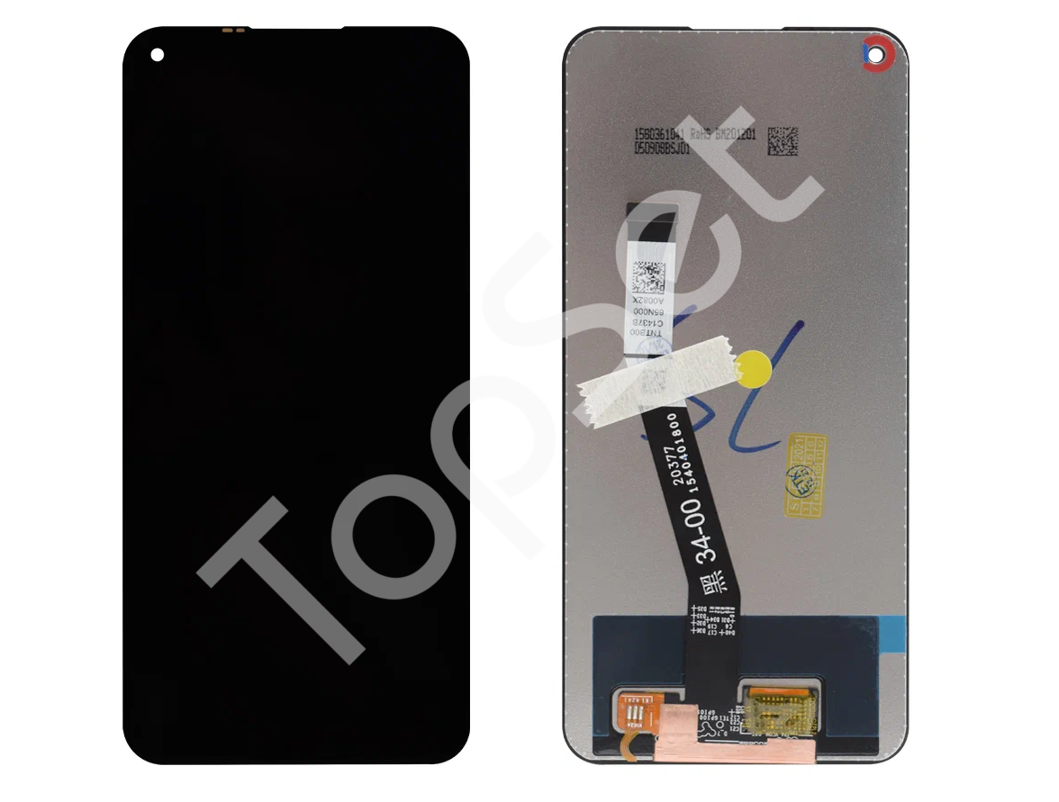 Дисплей (Модуль) Xiaomi Redmi Note 9/Redmi 10X 4G в сборе с тачскрином Черный - фото 1 - id-p180279113