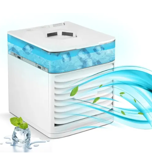 Мини кондиционер Ultra Air Cooler / Охладитель воздуха (3 режима, 7 цветов LED - подсветки) - фото 1 - id-p205694616