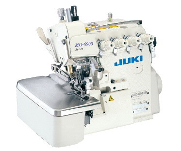 JUKI MO-6916 RFF 650H двухигольный пятиниточный оверлок для обработки тяжелых тканей с нижним и верхним продви - фото 1 - id-p205694704
